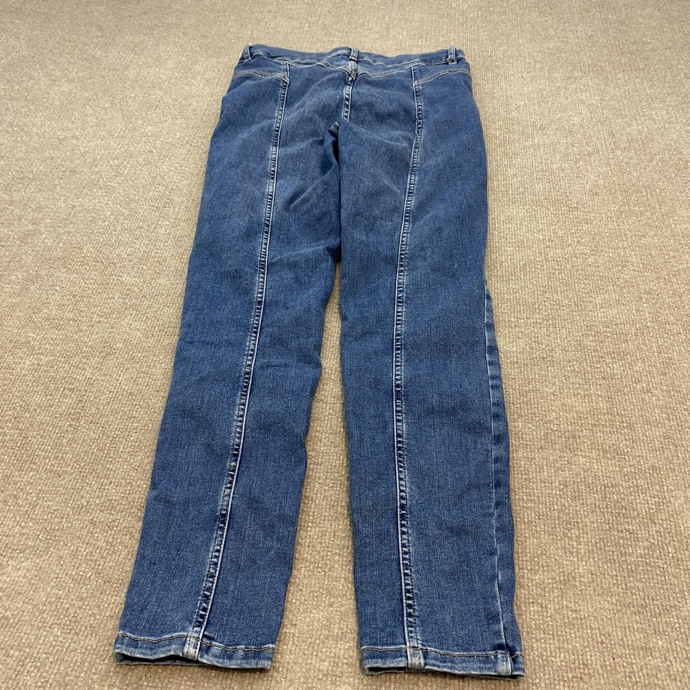 We The Free Skinny Jeans Womens 29 Blue Medium Wash High Rise Slim Stretch Denim